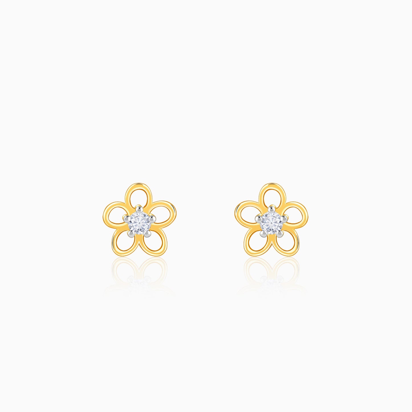 Gold Always Spring Lab Grown Diamond Earrings