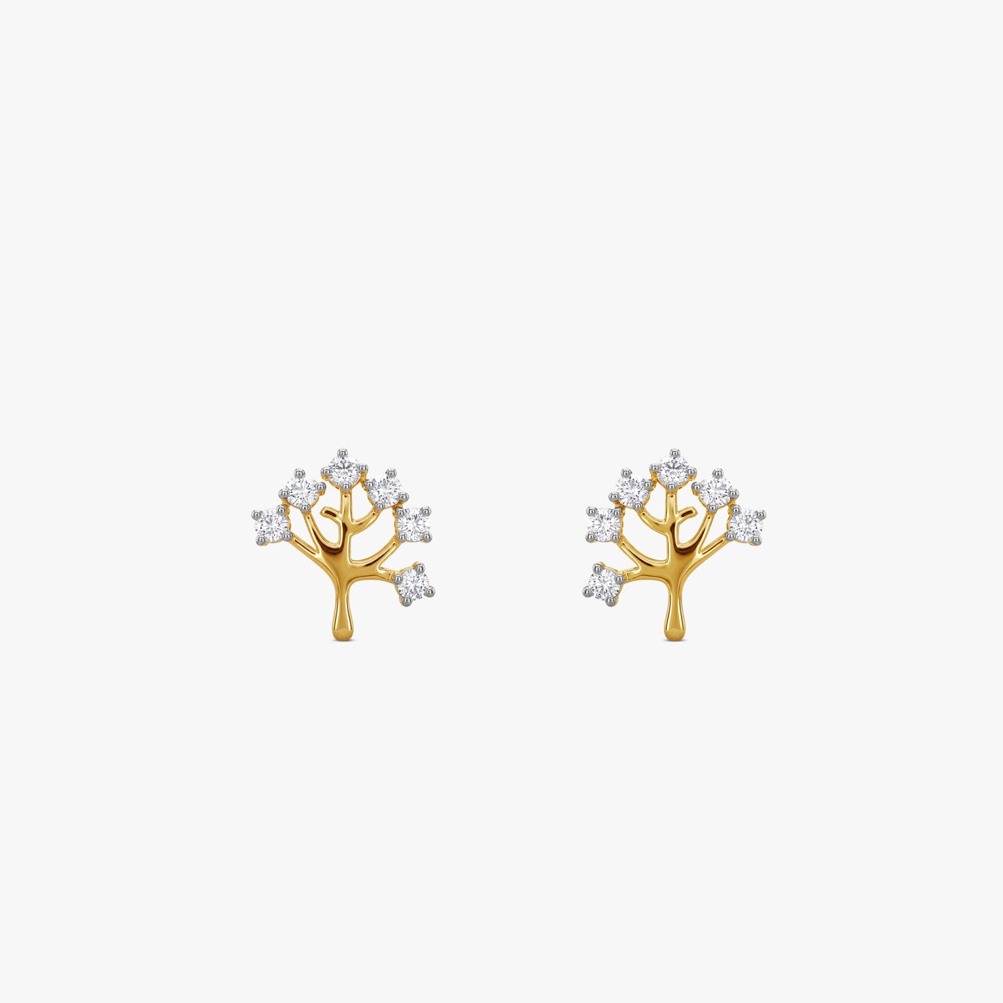 Gold Arbor Lumiere Lab Grown Diamond Earrings