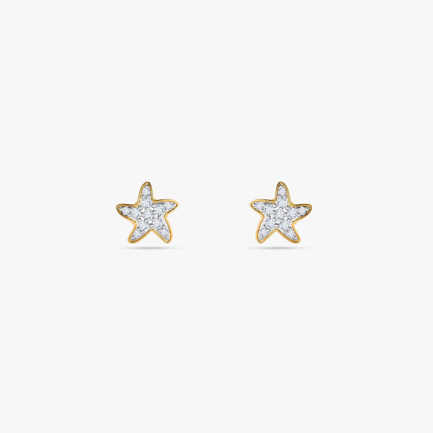 Gold Orion Gleam Lab Grown Diamond Earrings