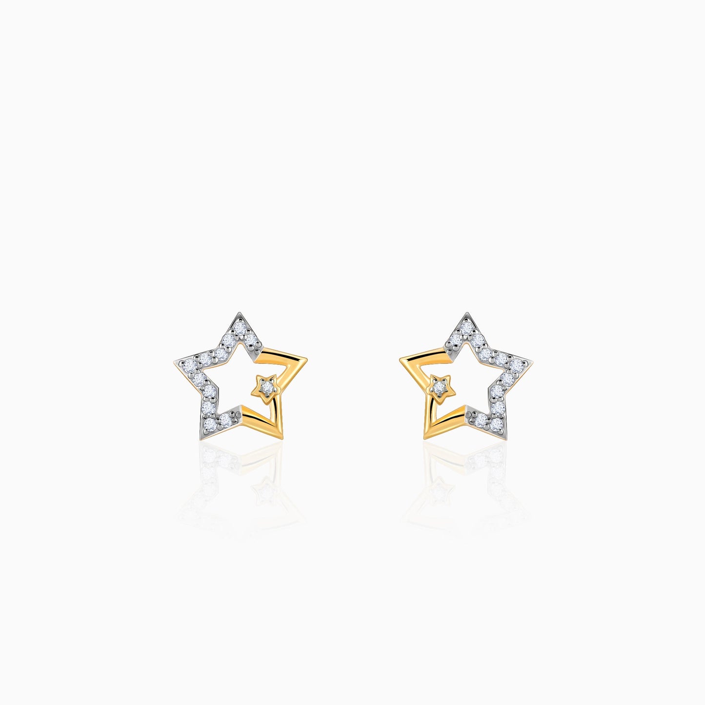 Gold Starstruck Diamond Earrings
