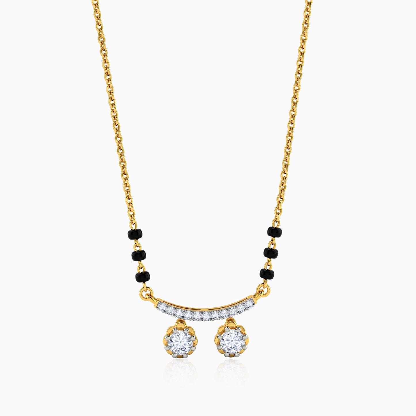 Gold Tavisha Lab Grown Diamond Mangalsutra