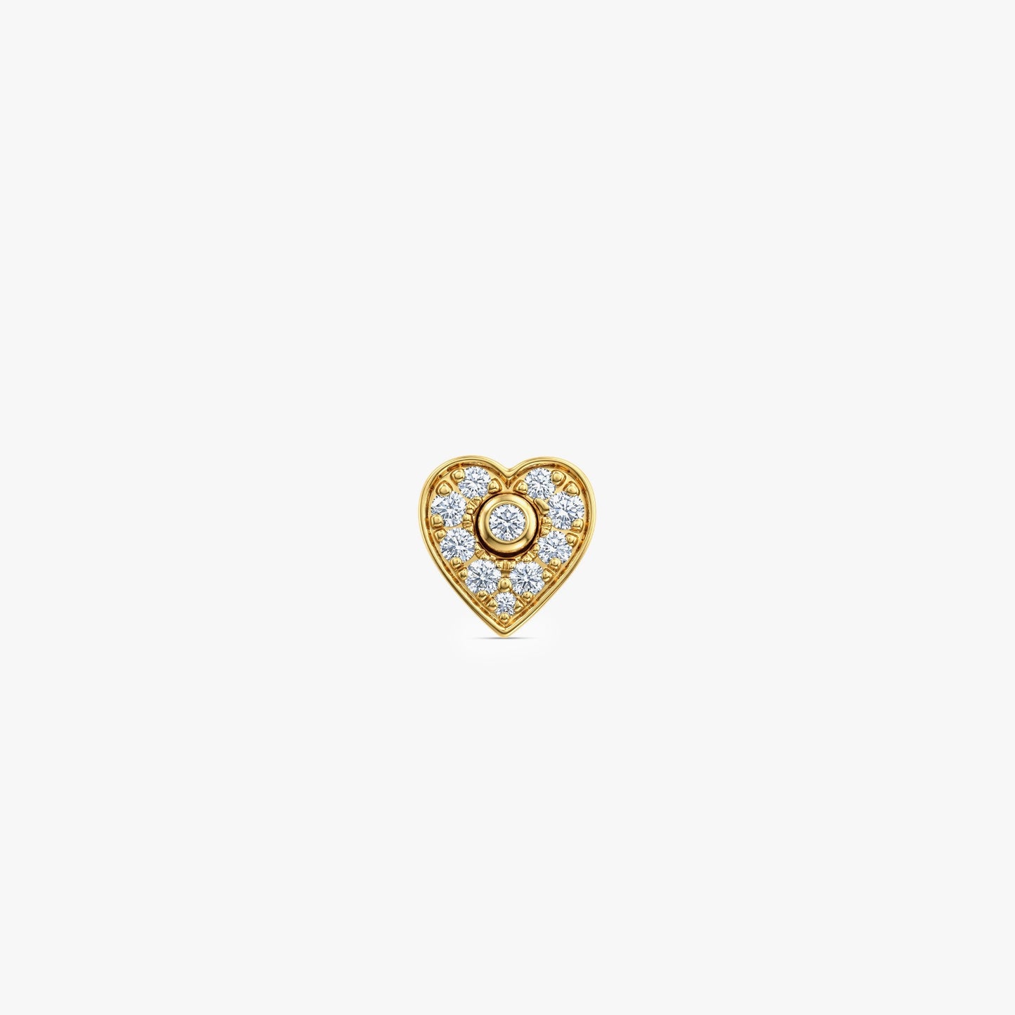 Gold Sweet Spark Lab Grown Diamond Nose Pin