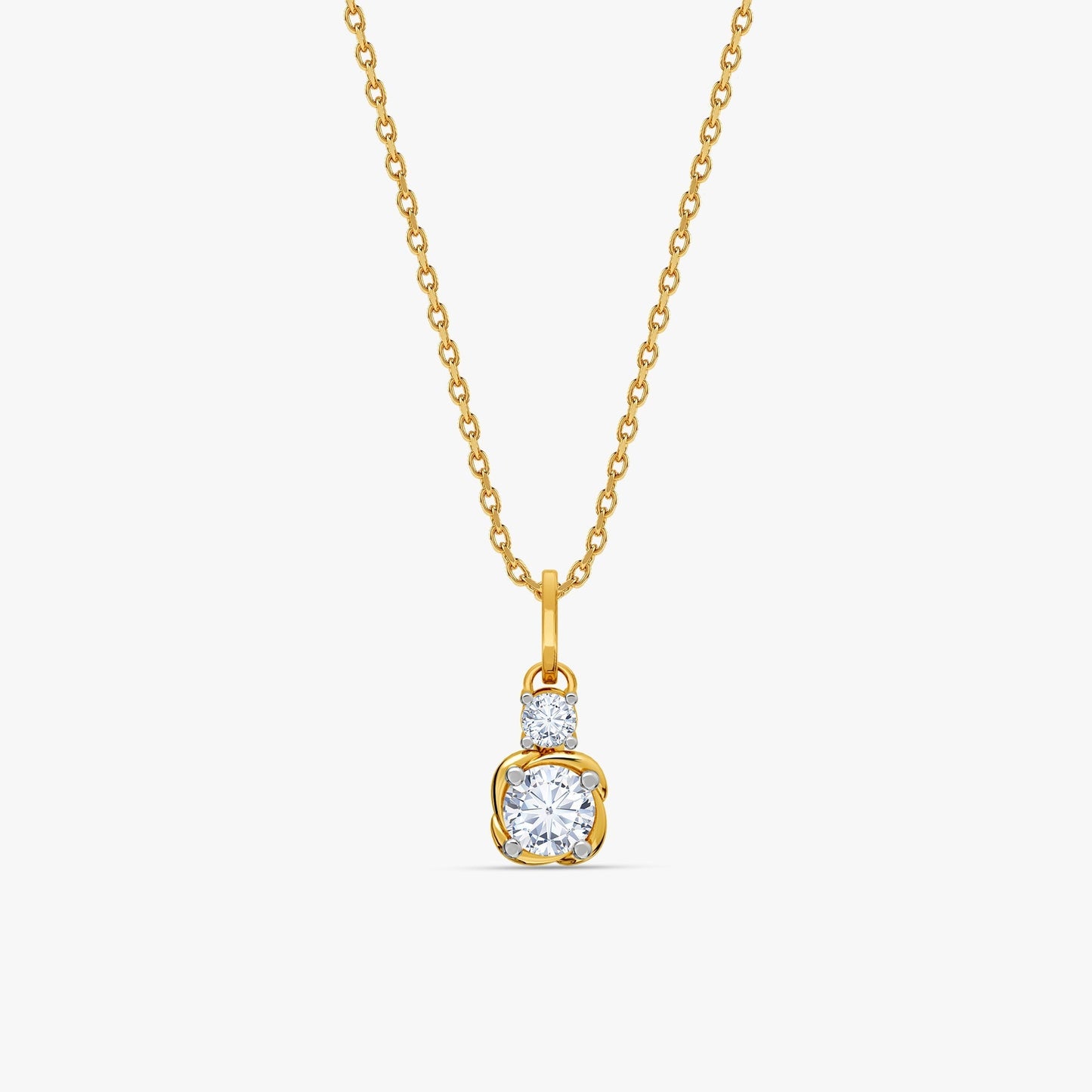Gold Eternal Gleam Lab Grown Diamond Pendant