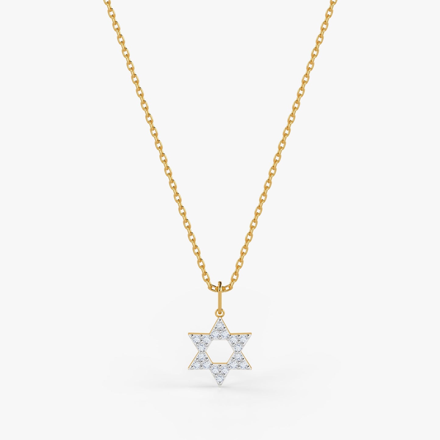 Gold Celestial Emblem Lab Grown Diamond Pendant