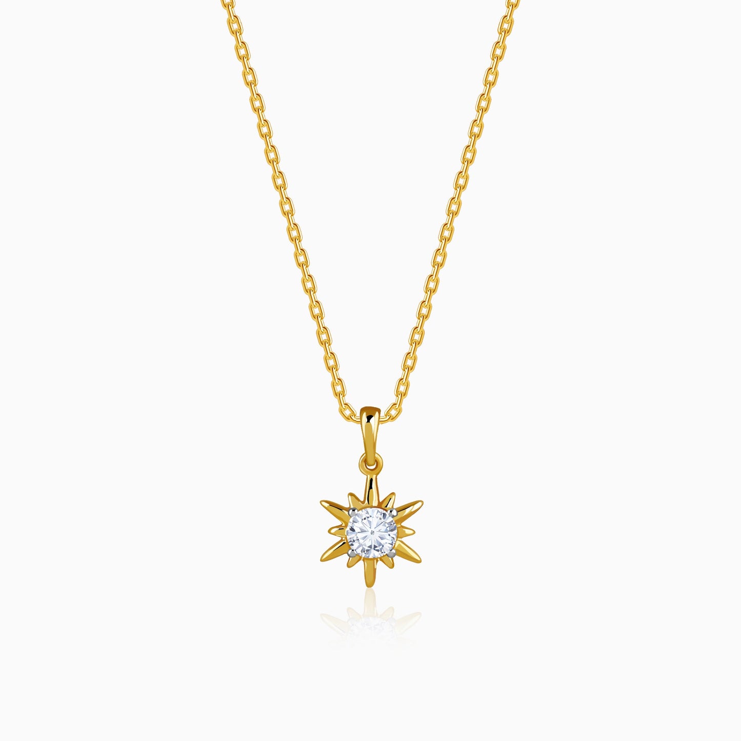 Gold Sunshine Dream Lab Grown Diamond Pendant