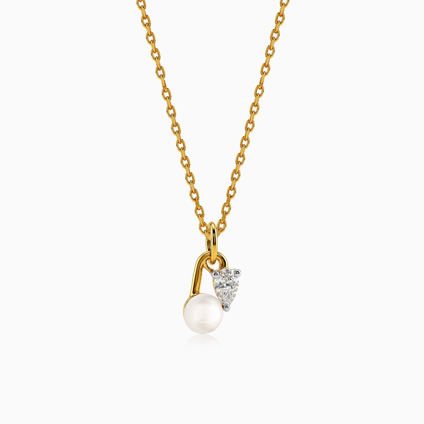 Gold Divine Trace Lab Grown Diamond Pendant