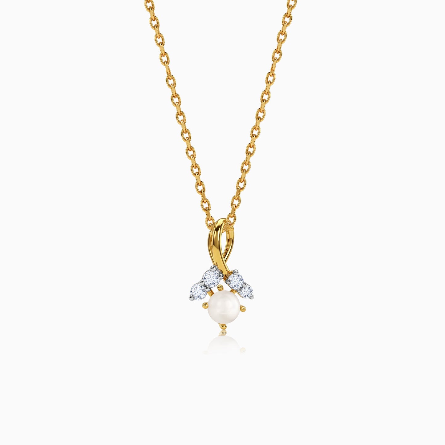 Gold Grazia Lab Grown Diamond Pendant