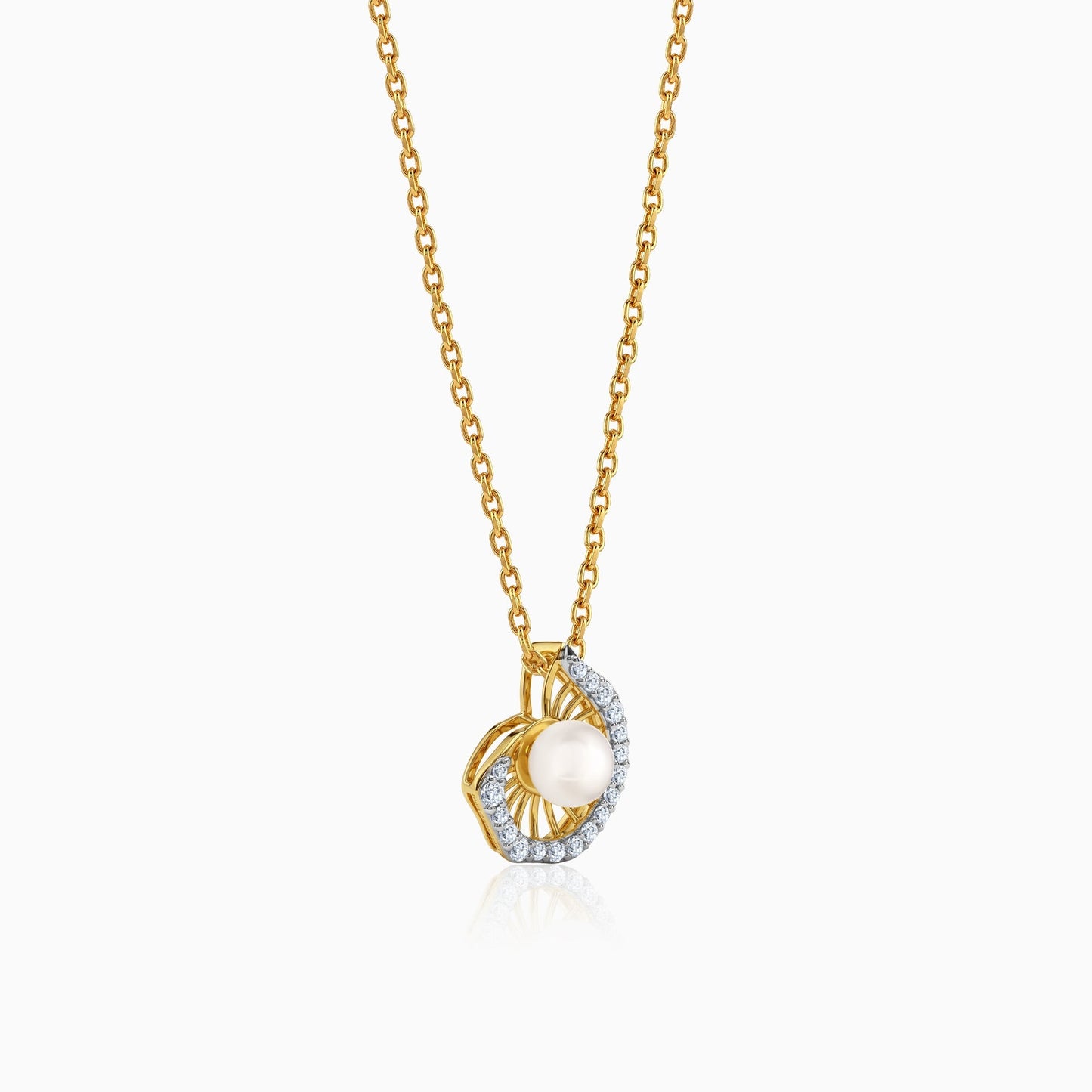 Anushka Sharma Gold Ocaso Lab Grown Diamond Pendant