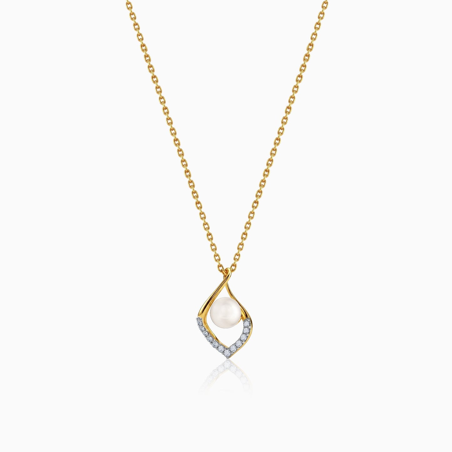 Anushka Sharma Gold Centre of Grace Lab Grown Diamond Pendant