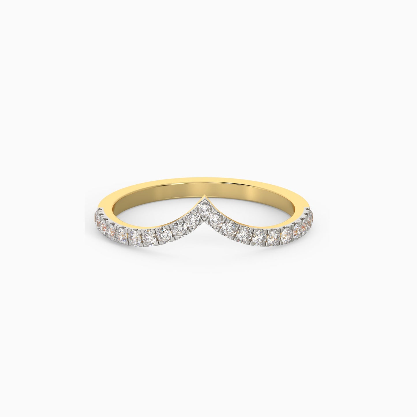 Gold Serene Valley Diamond Ring