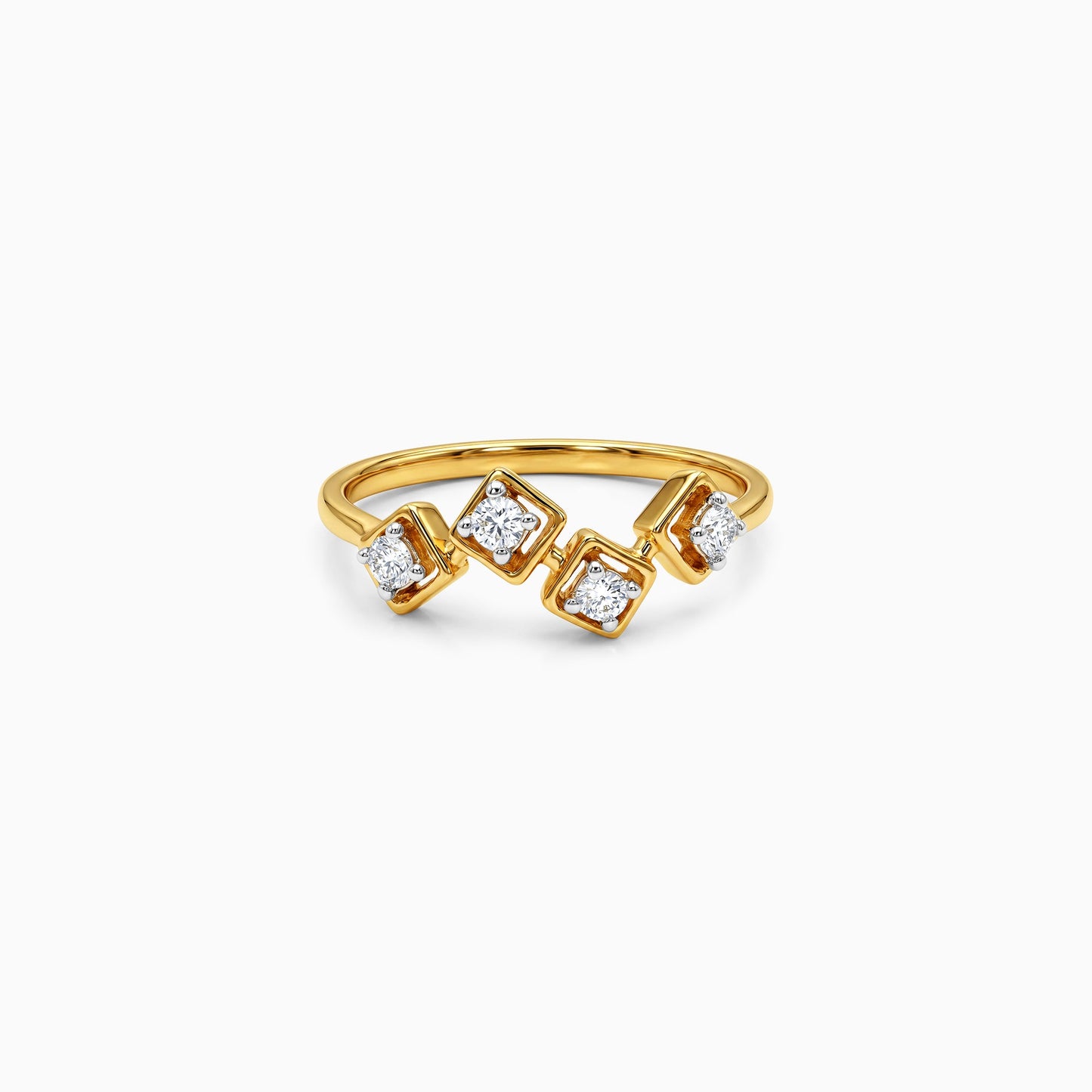 Gold Mosaic Reverie Lab Grown Diamond Ring (Size 12)