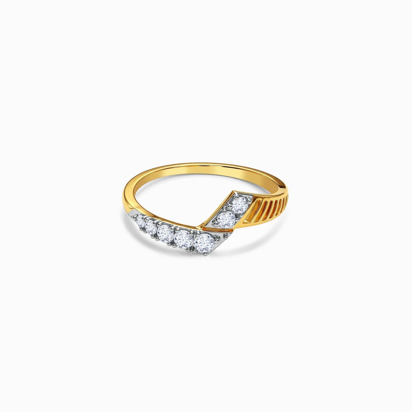 Gold Violette Lab Grown Diamond Ring (Size 12)