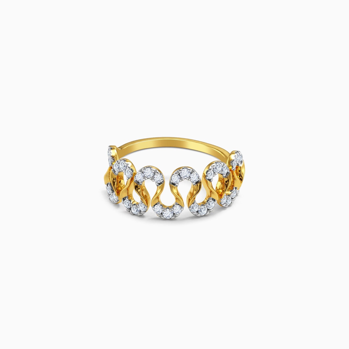 Gold Simone Lab Grown Diamond Ring (Size 12)