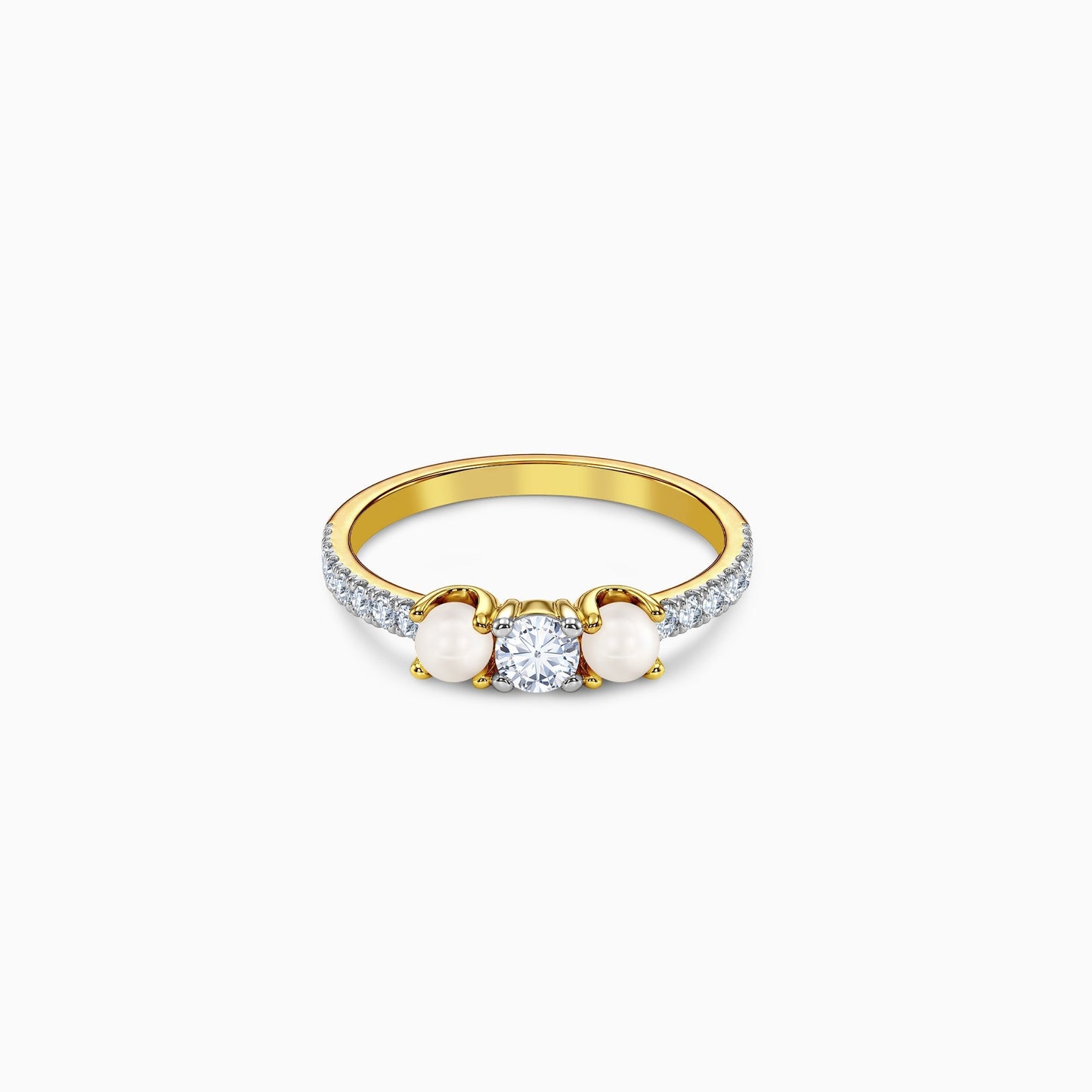 Anushka Sharma Gold Lumineuse Shine Lab Grown Diamond Ring (Size 12)
