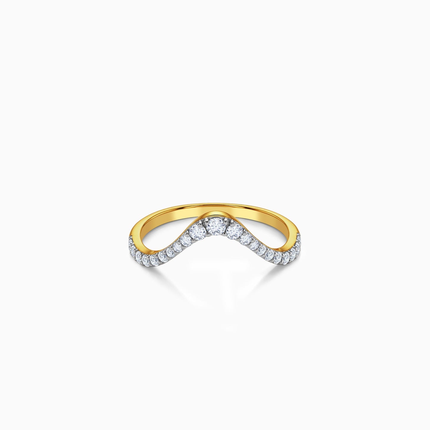 Gold Vanki Lab Grown Diamond Ring (Size 12)