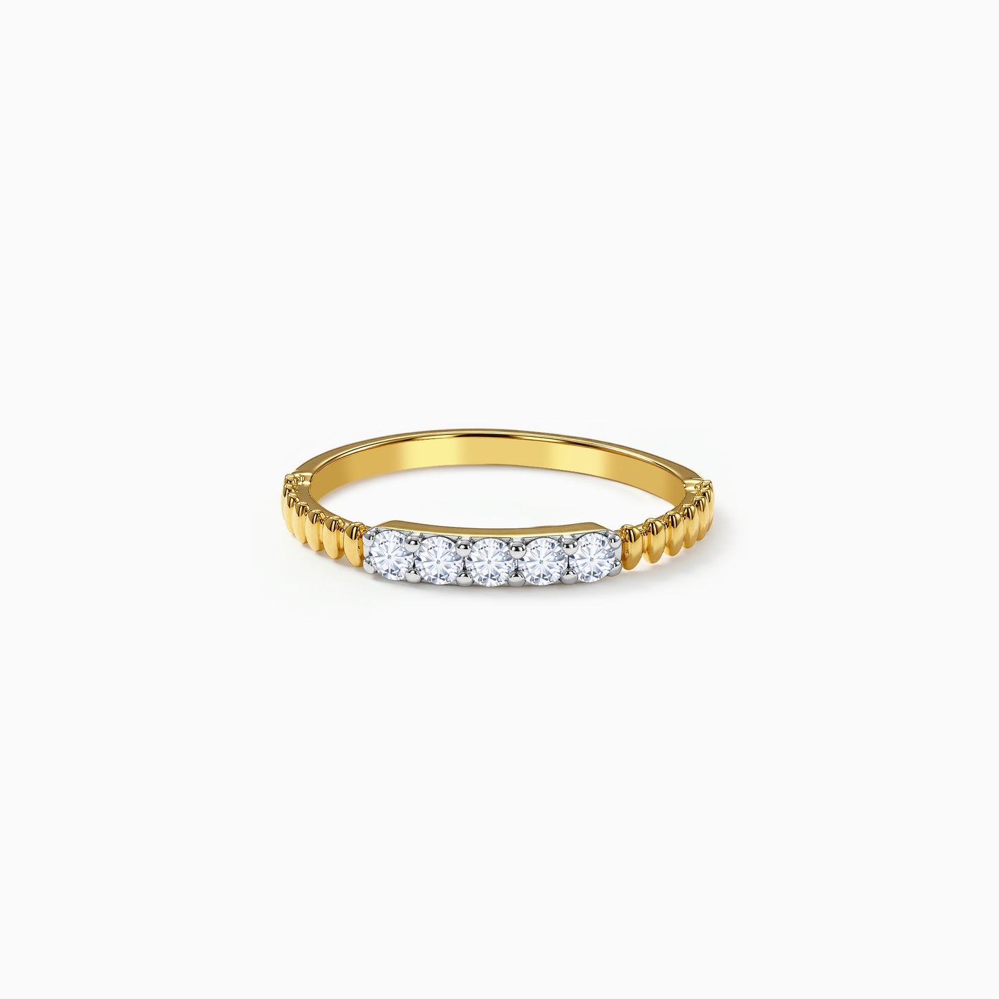 Gold Graceified Lab Grown Diamond Ring (Size 12)