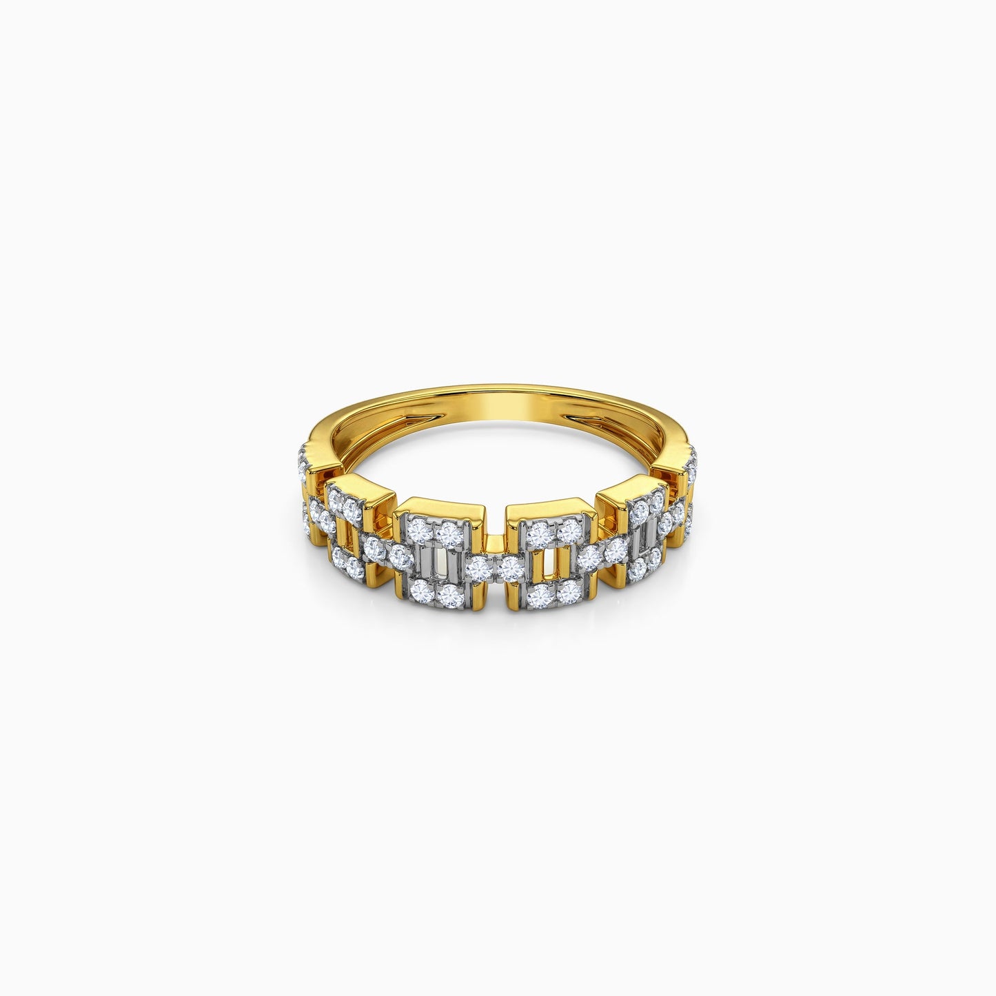 Gold Nexus Lab Grown Diamond Ring (Size 12)