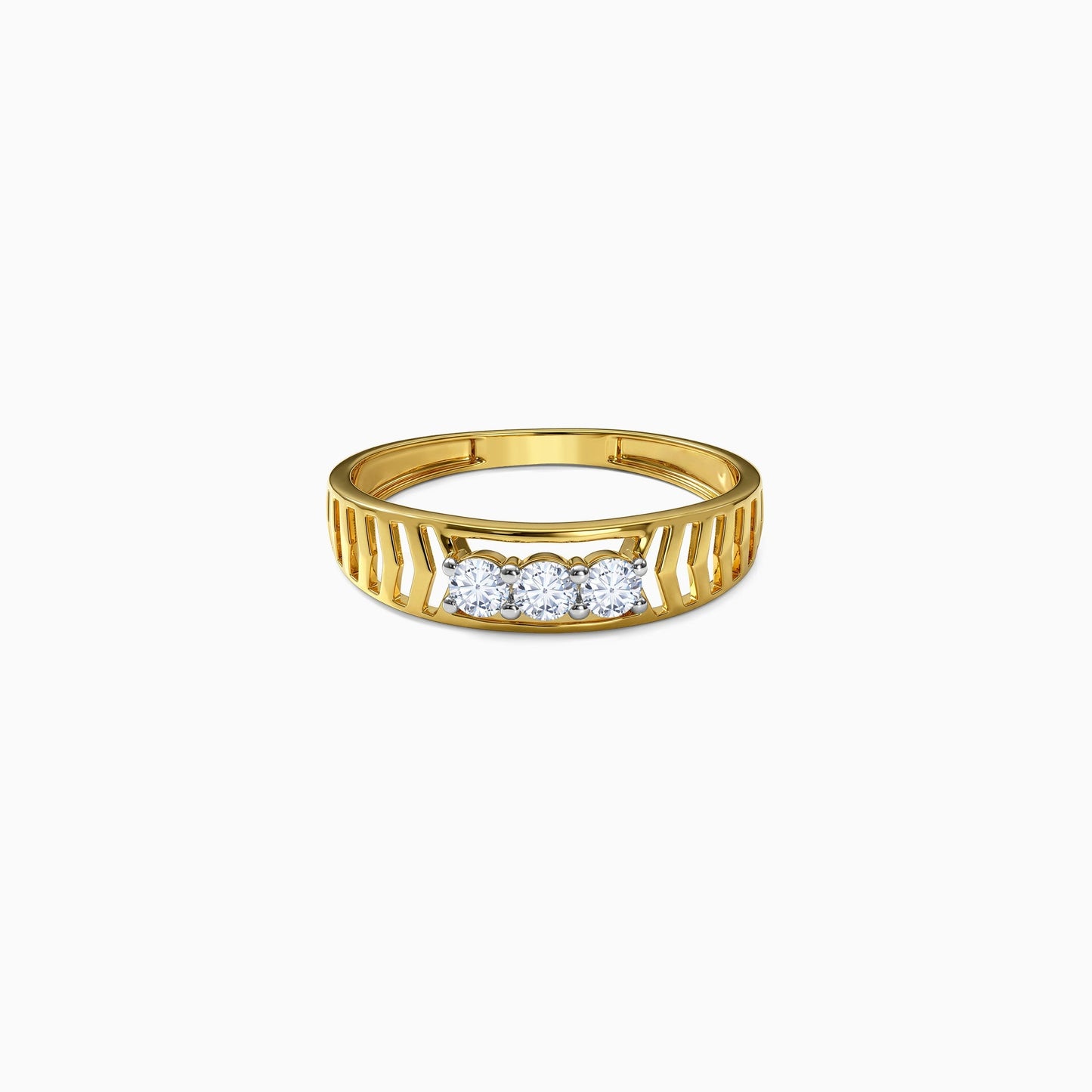 Gold Troika Lab grown Diamond Ring (Size 12)