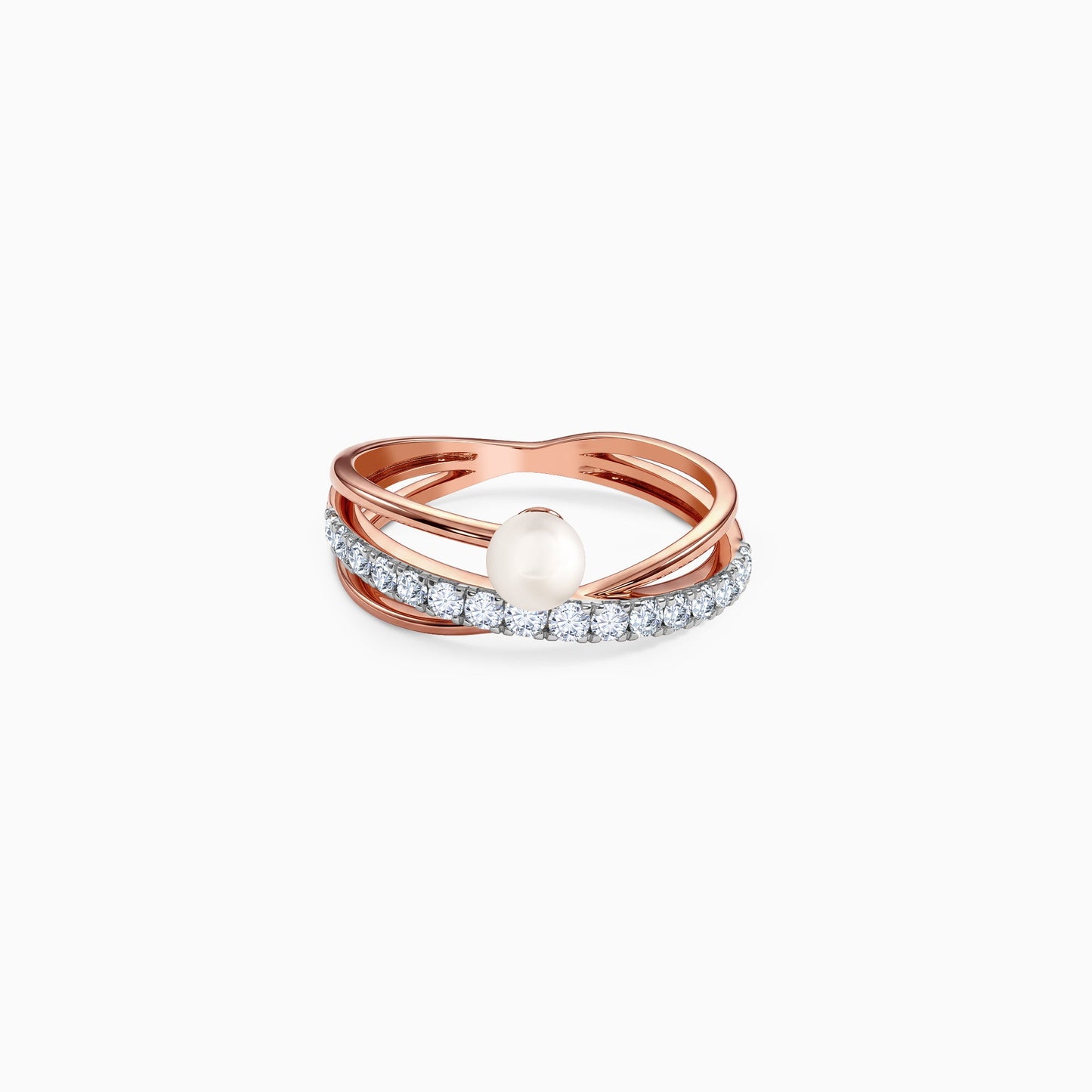 Anushka Sharma Rose Gold Cara Lab Grown Diamond Ring