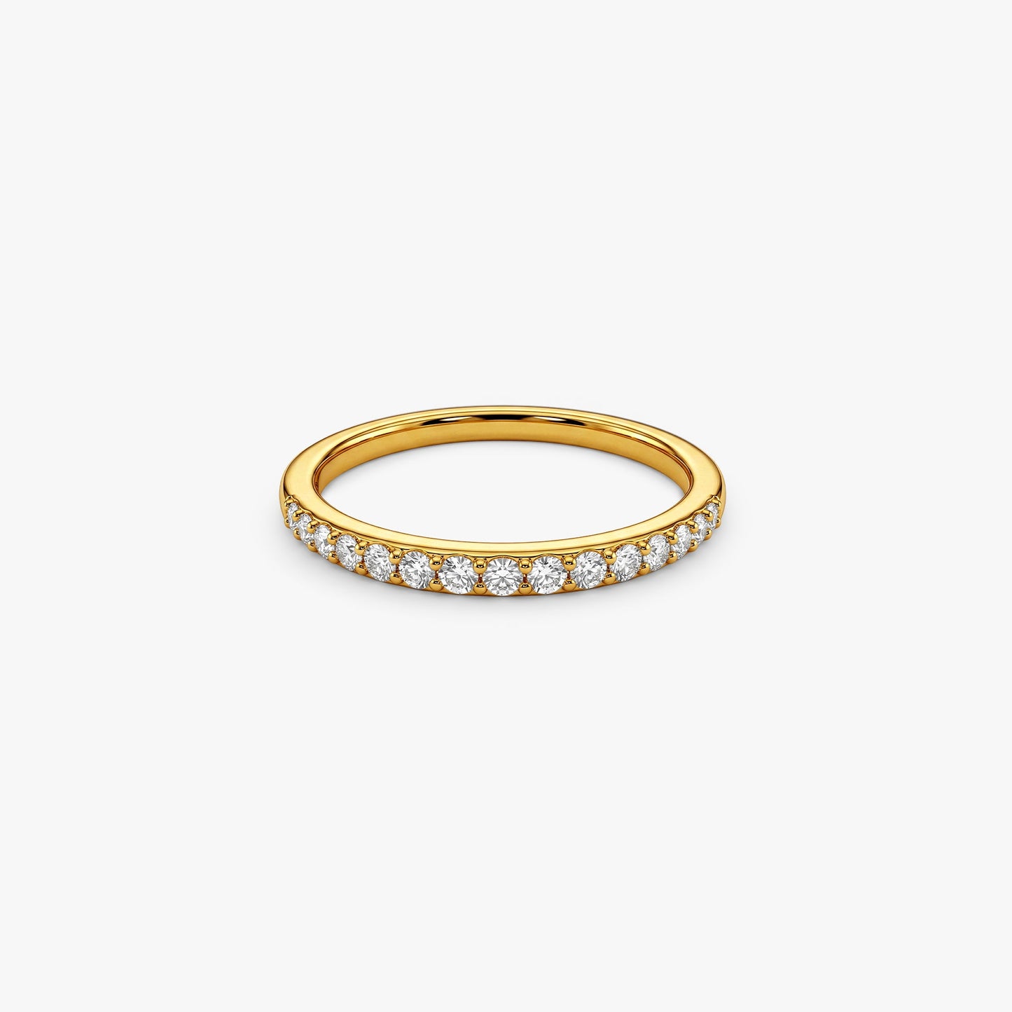 Gold Solstice Line Lab Grown Diamond Ring (Size 12)