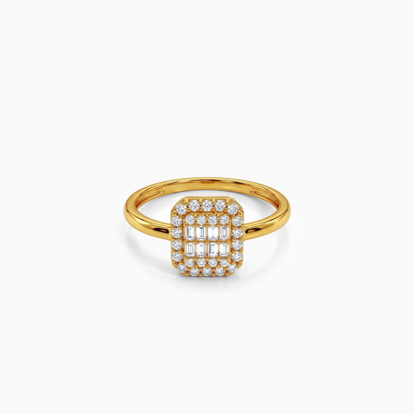 Gold Ligne Royale Lab Grown Diamond Ring (Size 12)