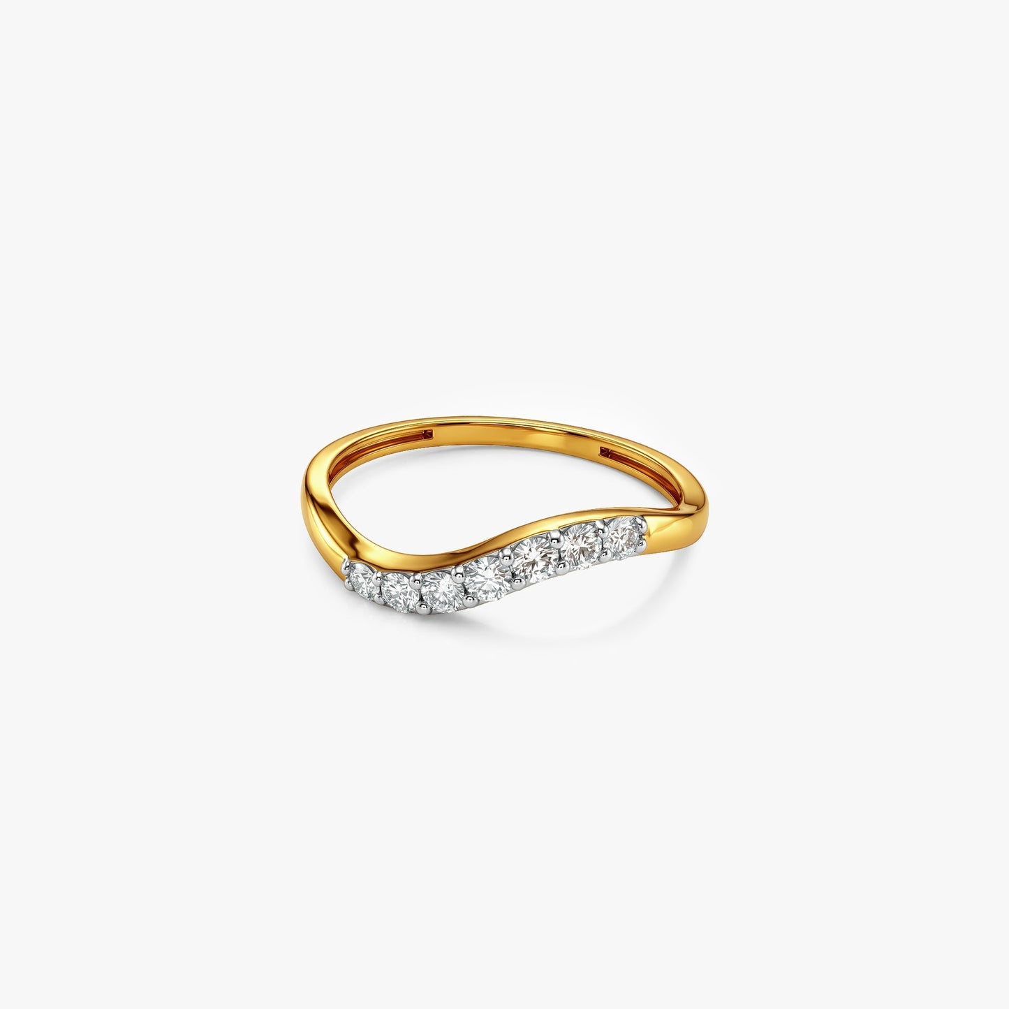 Gold Infinite Glimmer Lab Grown Diamond Ring (Size 12)