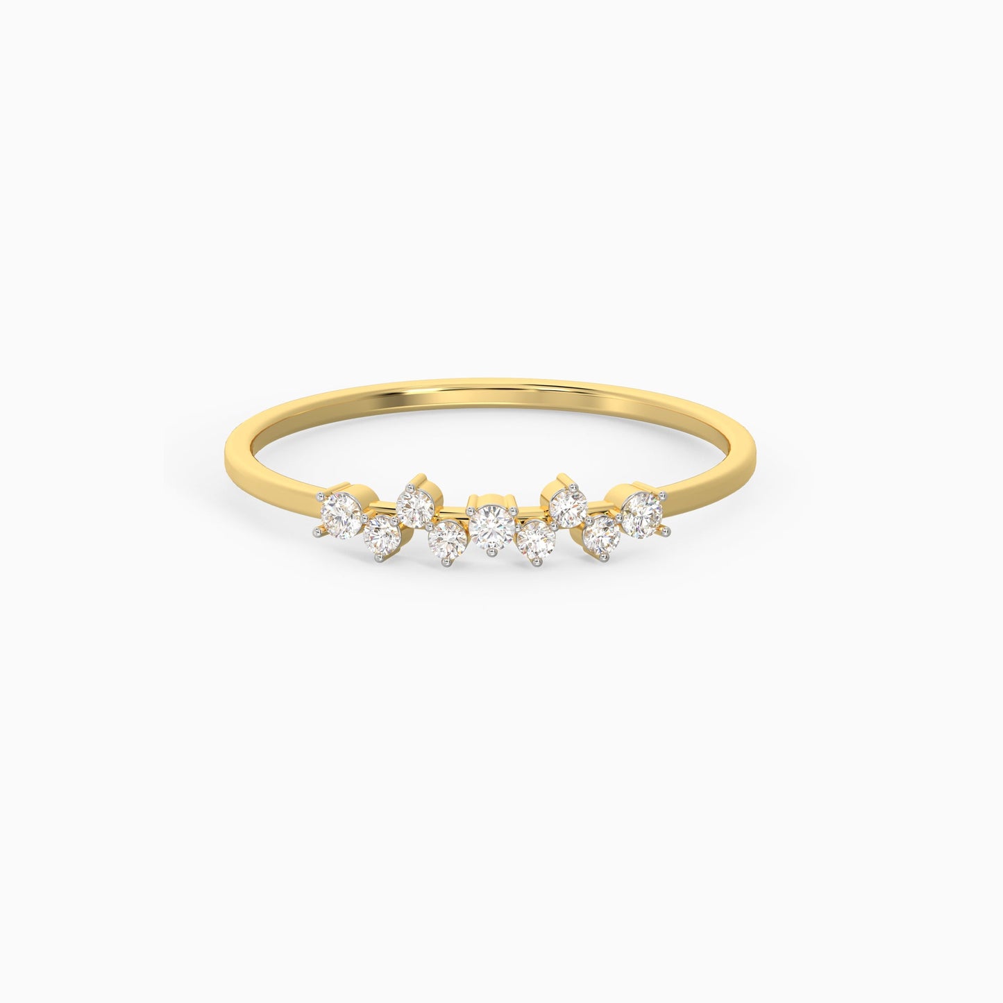 Anushka Sharma Gold Classic Elegance Diamond Ring