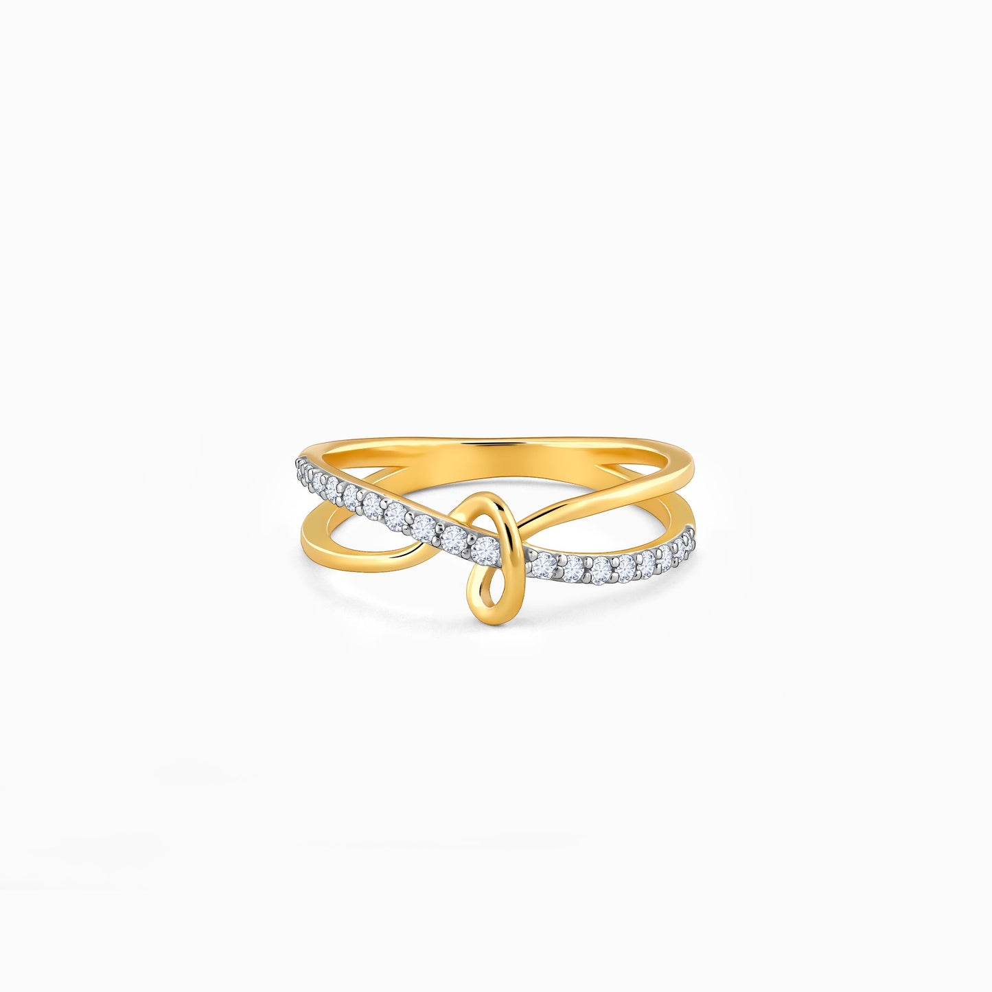 Anushka Sharma Gold Forever Knot Diamond Ring