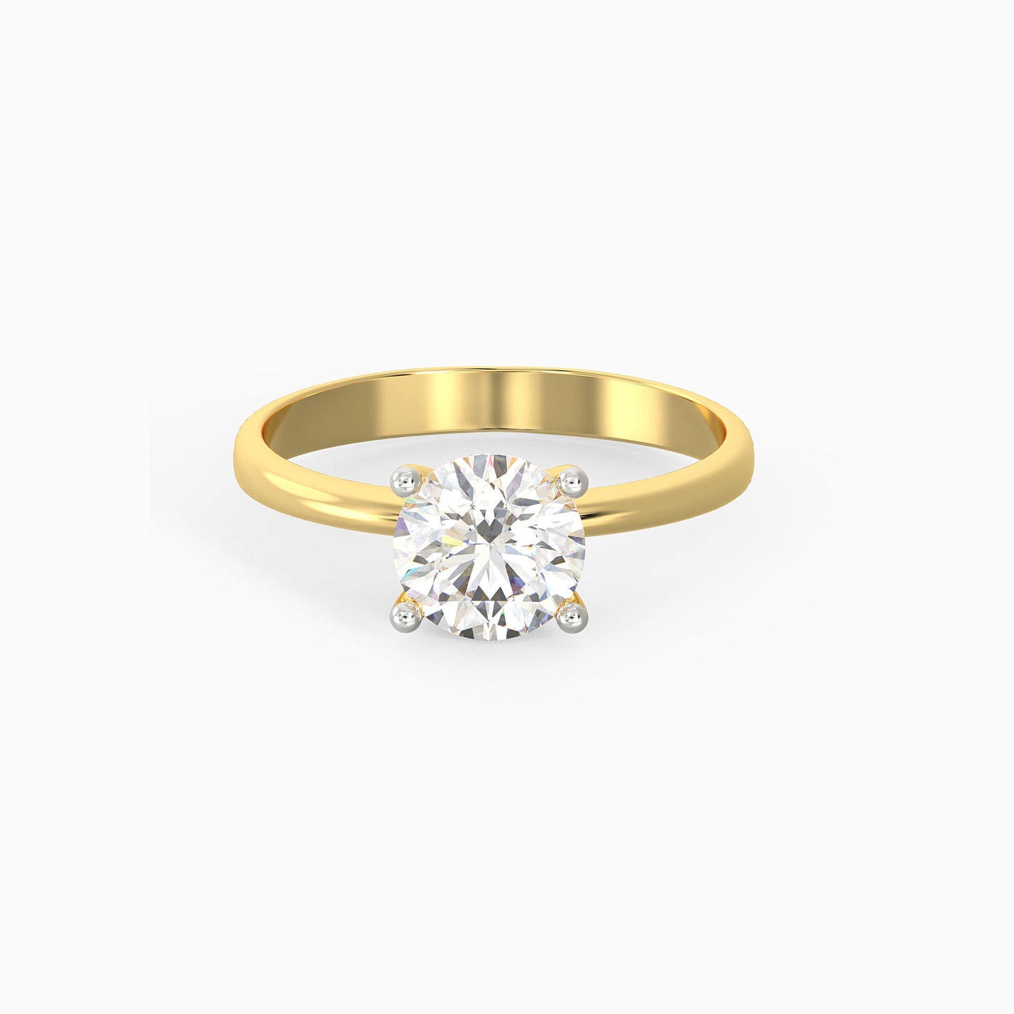 Anushka Sharma Gold Mystic Aura Solitaire Diamond Ring