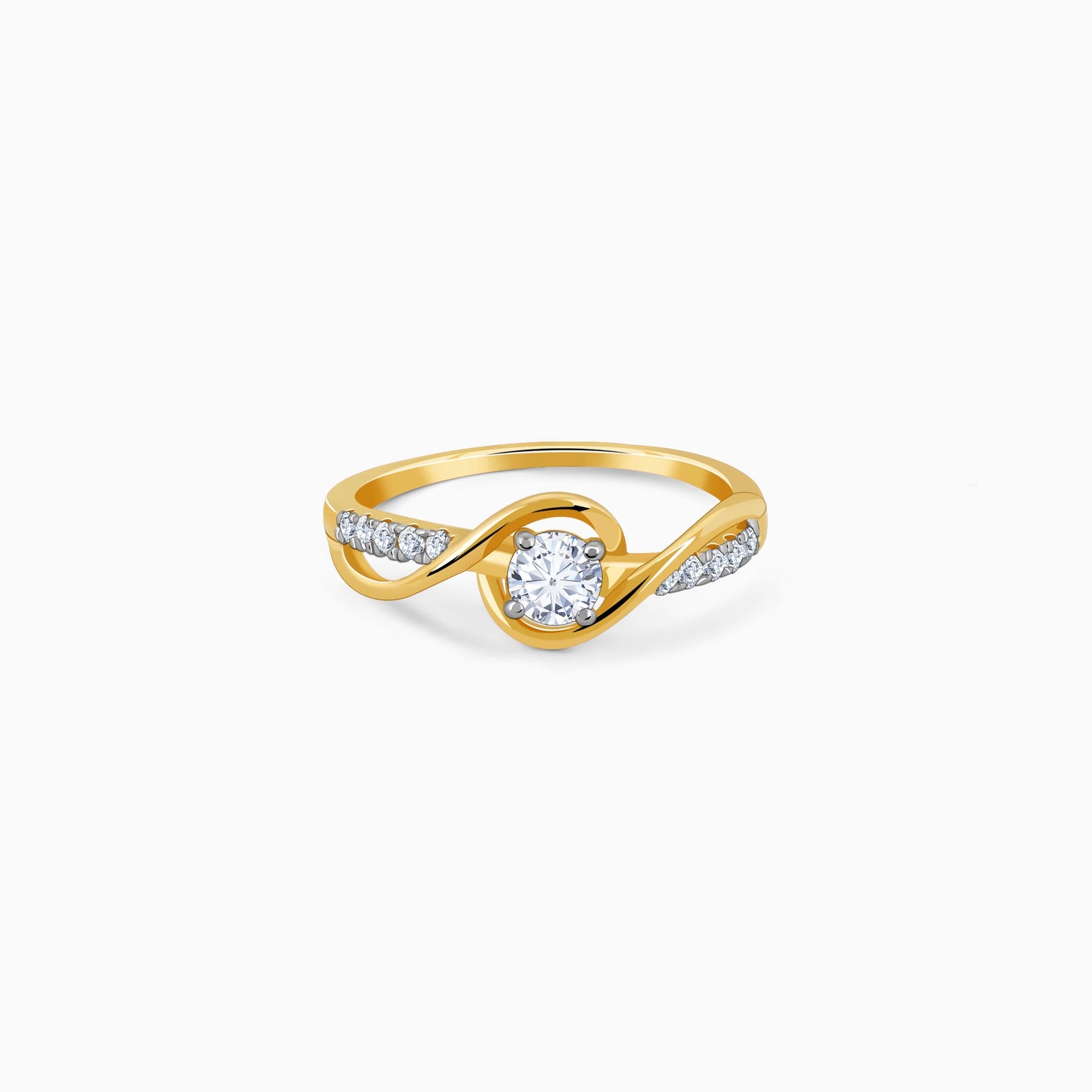 Gold Enchante Lab Grown Diamond Ring
