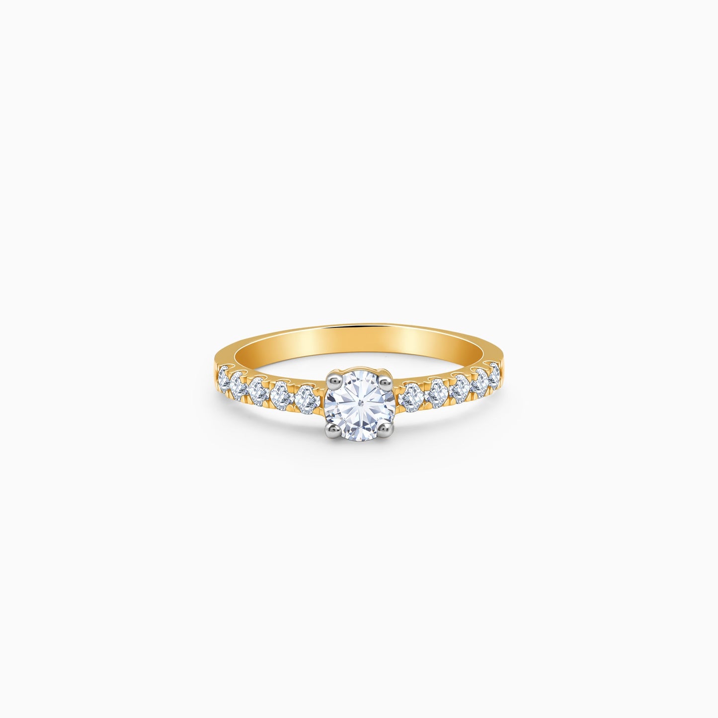 Gold Ceres Solitaire Lab Grown Diamond Ring