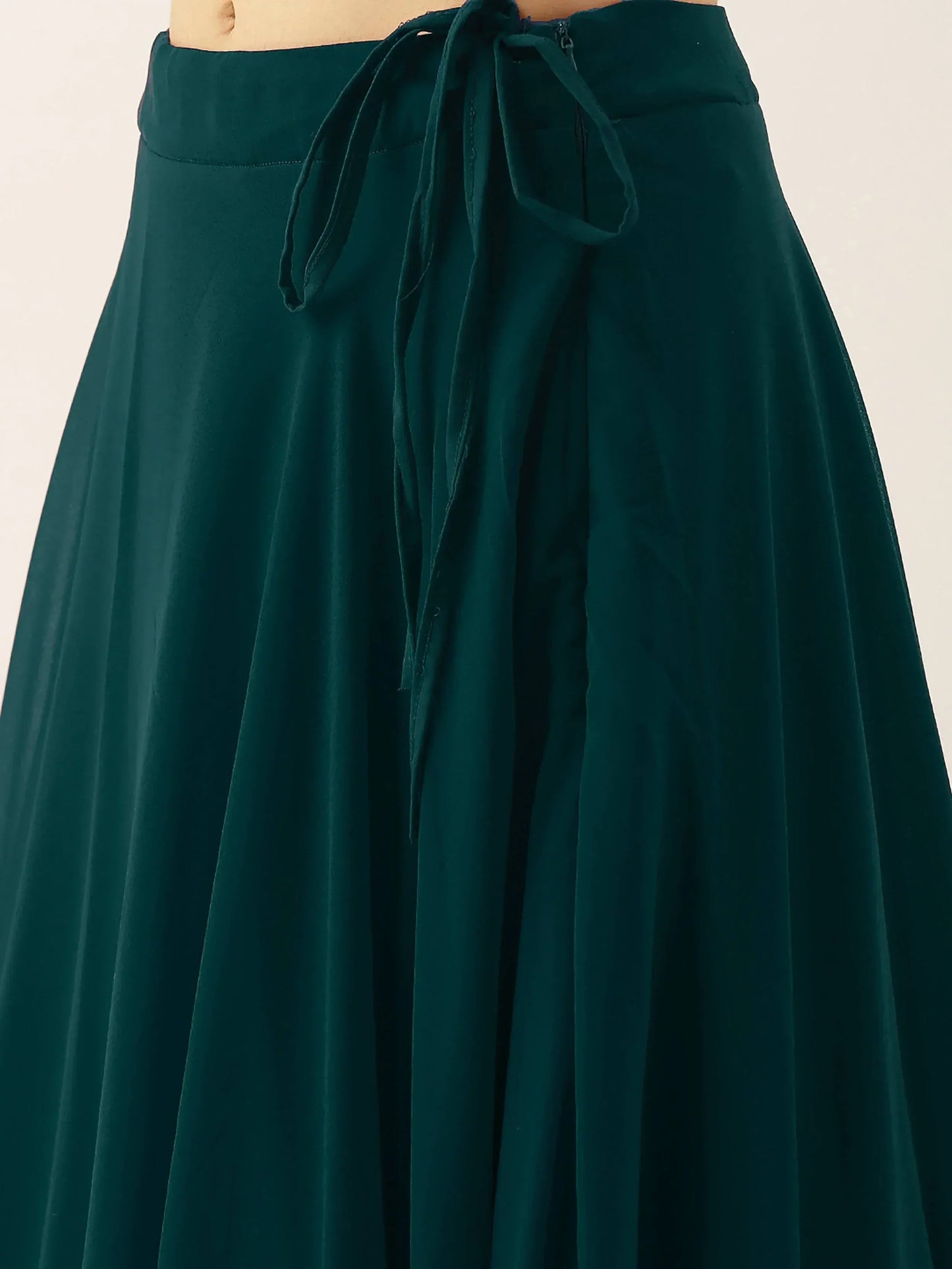 Tulsi Art Beautiful Green Thread Work Georgette Festival Wear Lehenga Choli