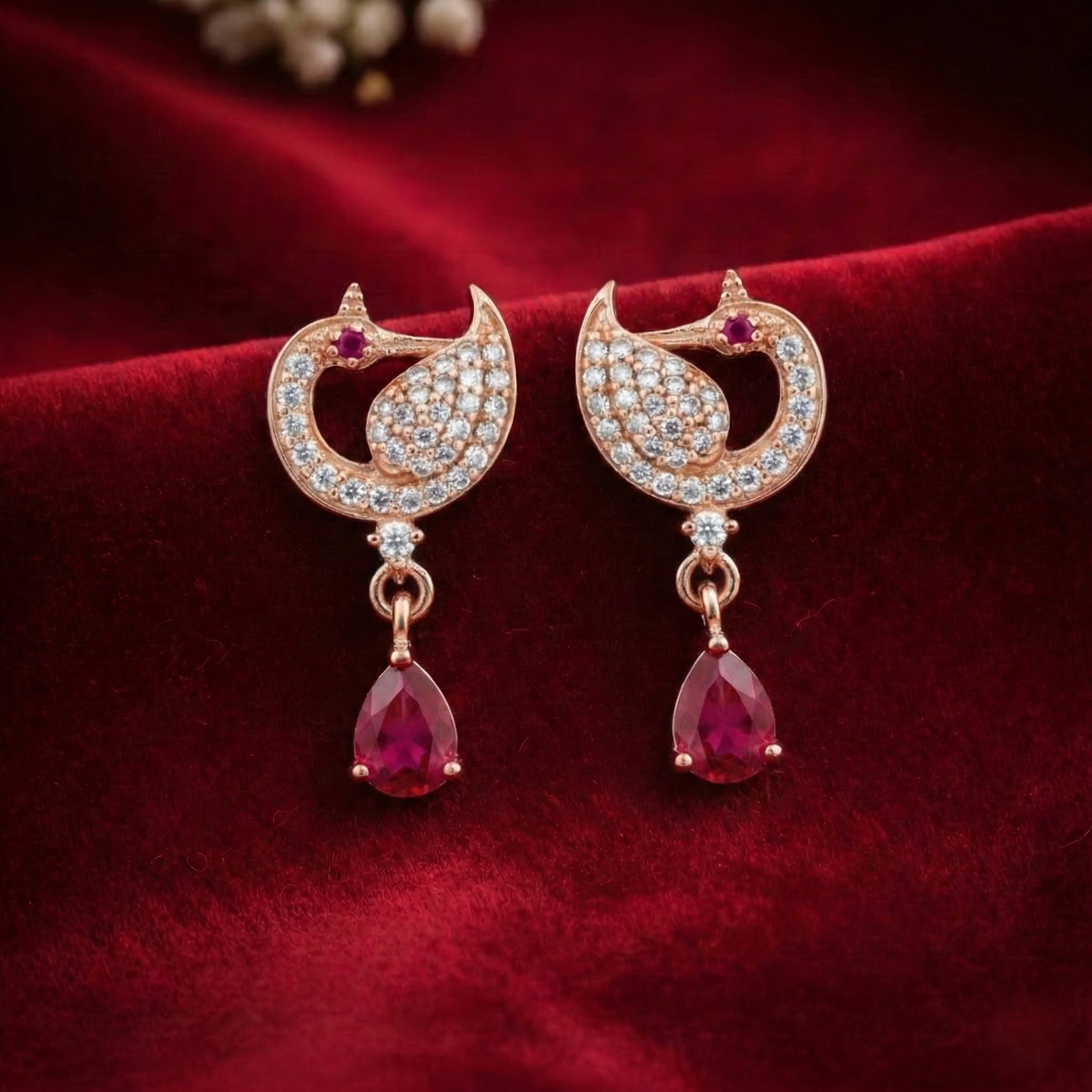 Mayura – Morbagh Ruby Drop Earrings
