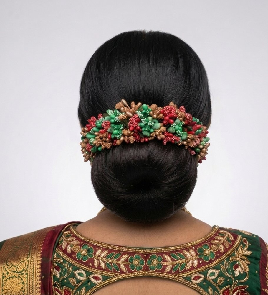 Multicolor Pollens Bridal Gajra