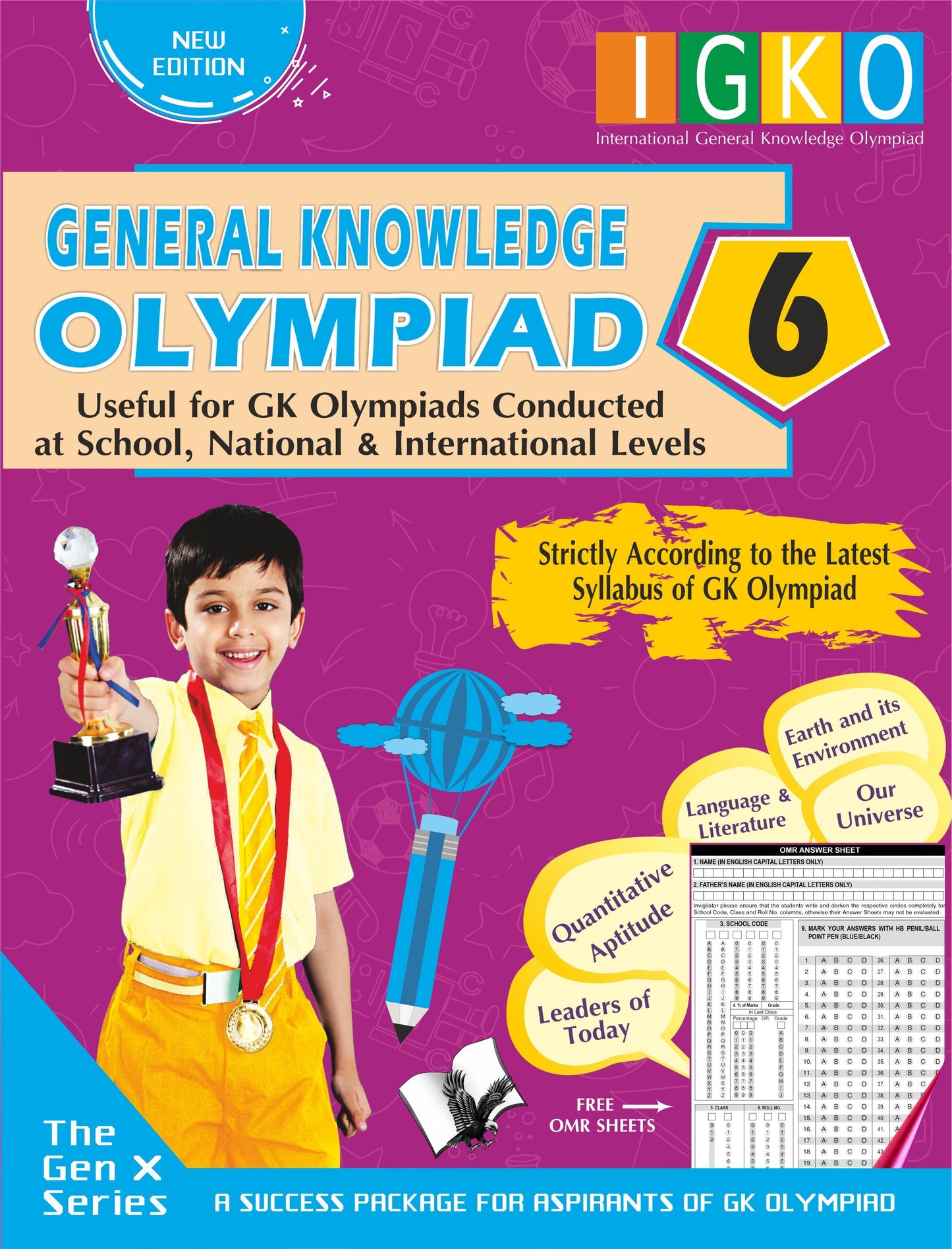 International General Knowledge Olympiad - Class 6(With OMR Sheets) by Varsha Batra