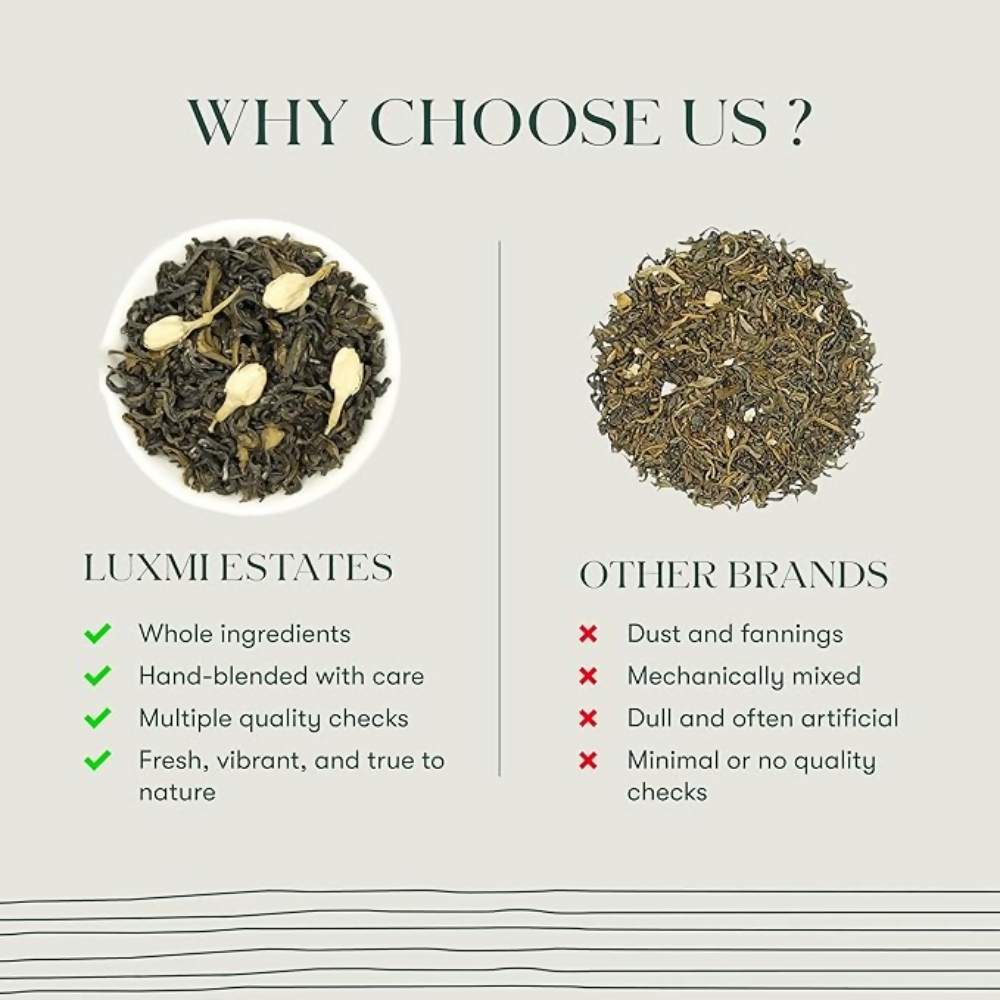 Luxmi Estates Midnight Bloom - Jasmine Green Tea