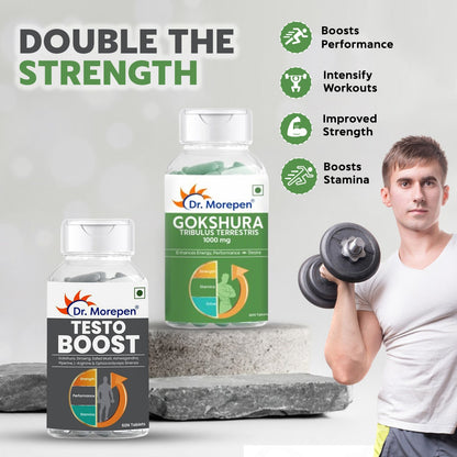Dr Morpen Gokshura & Testo Boost -Performance Combo Pack