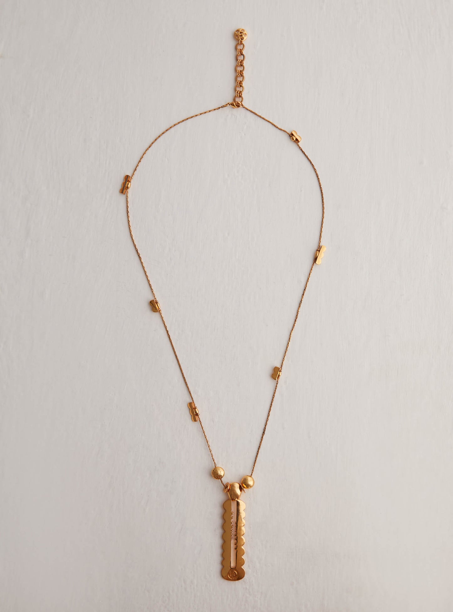OH XXL Epee Drop Pendant Necklace