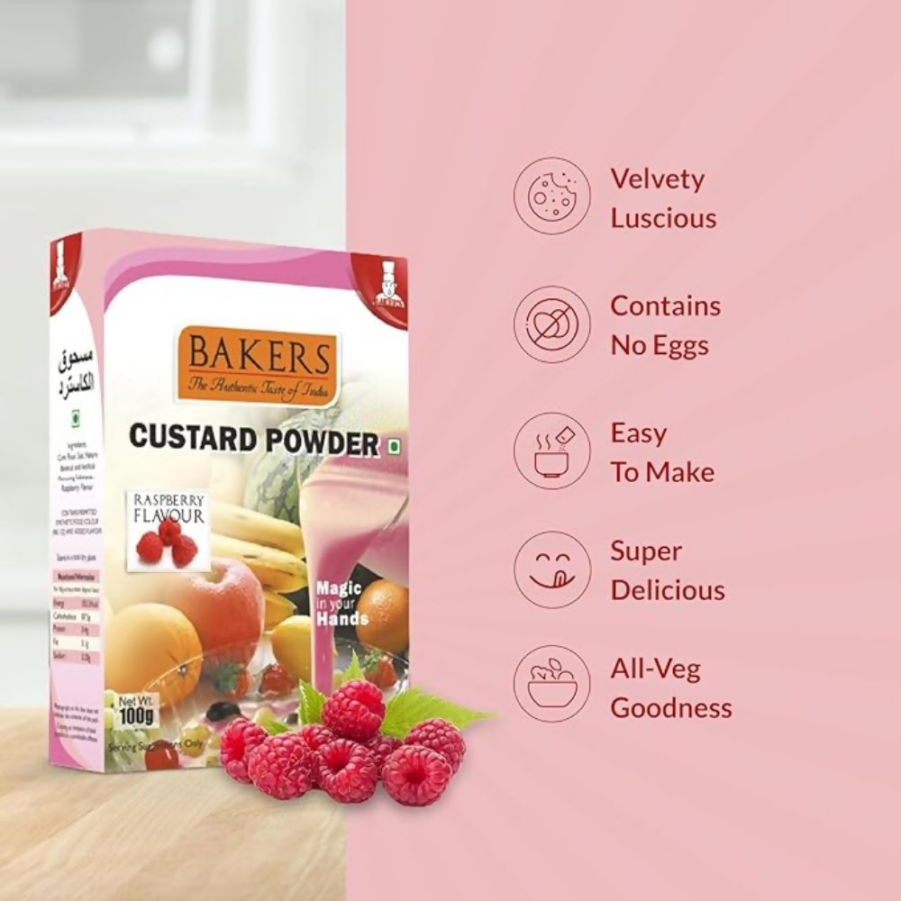 BAKERS Custard Powder - Raspberry