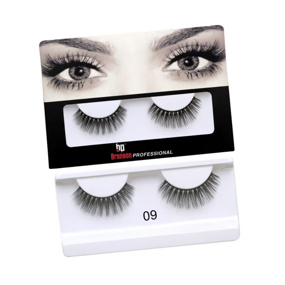 Bronson Professional 3D Effect Long and Natural Look False Eyelashes - 09
