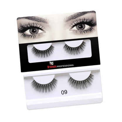 Bronson Professional 3D Effect Long and Natural Look False Eyelashes - 09