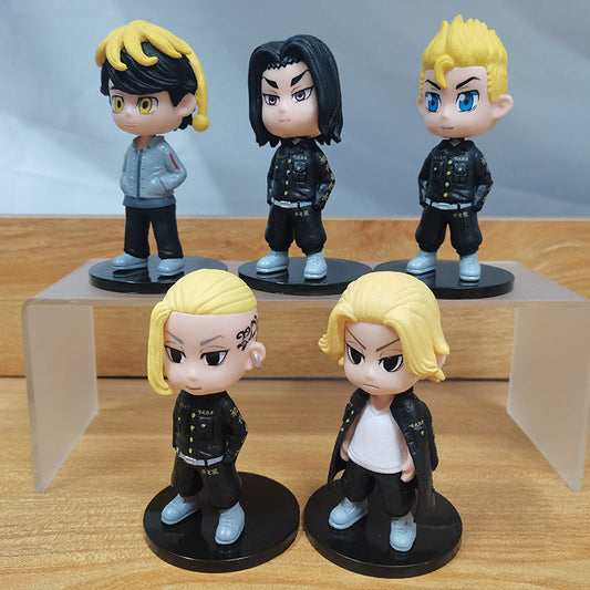 Tokyo Revengers | Set of 5 Anime Action Figures | 10Cm |