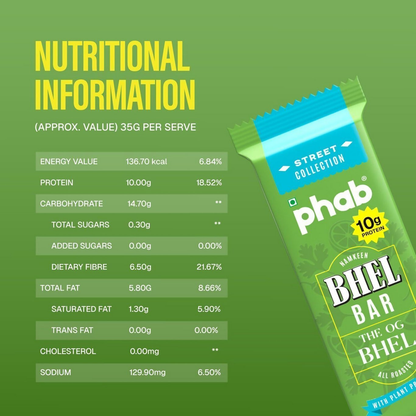 Phab OG Bhel Flavour Protein Bars