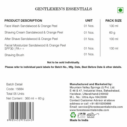 Forest Essentials Gentlemen's Gift Box