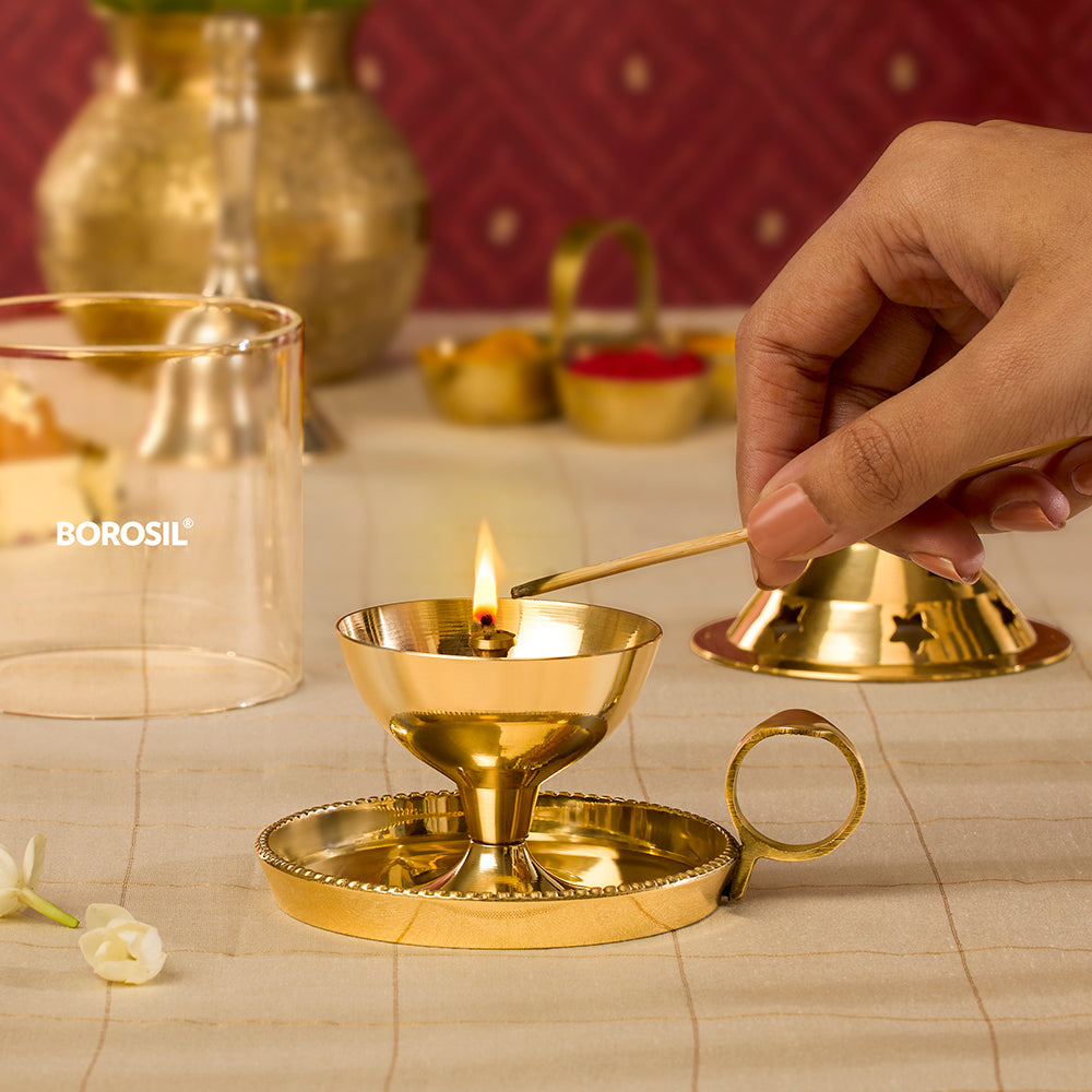 My Borosil Mangal Akhand Diya, Medium