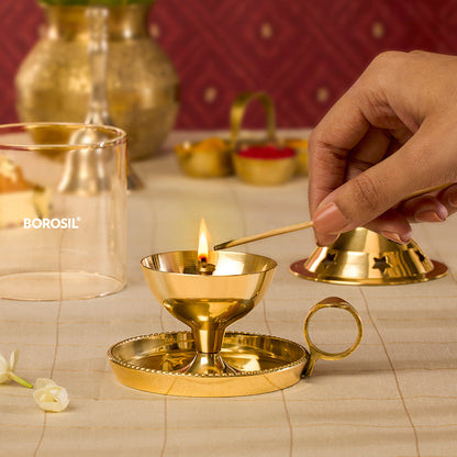 My Borosil Mangal Akhand Diya, Medium