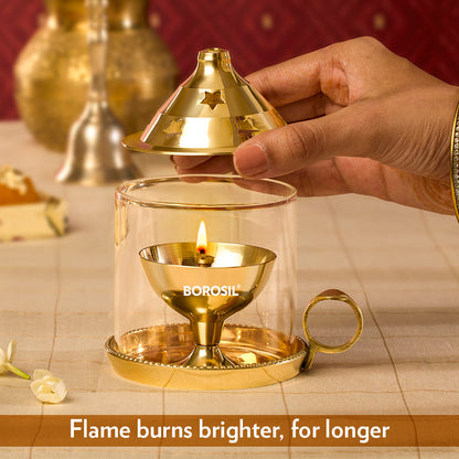 My Borosil Mangal Akhand Diya, Medium