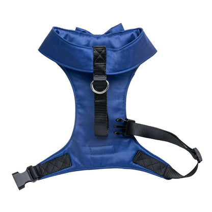 Waggety Tuxedo Dog Harness - Stylish Blue & White Design, Adjustable Fit, Durable Fabric, Elegant Pet Harness for Dogs