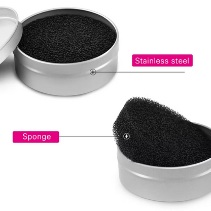 Bronson Professional Makeup Brush Cleaner Sponge Tin Quick Cleaning