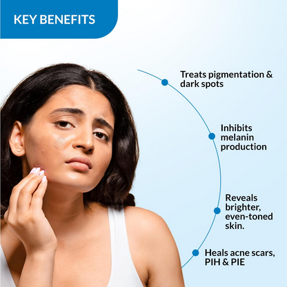 Fixderma Skarfix - TX with Tranexamic Acid + 4% Kojic Acid + 4% Niacinamide & 2% Alpha Arbutin Face Serum